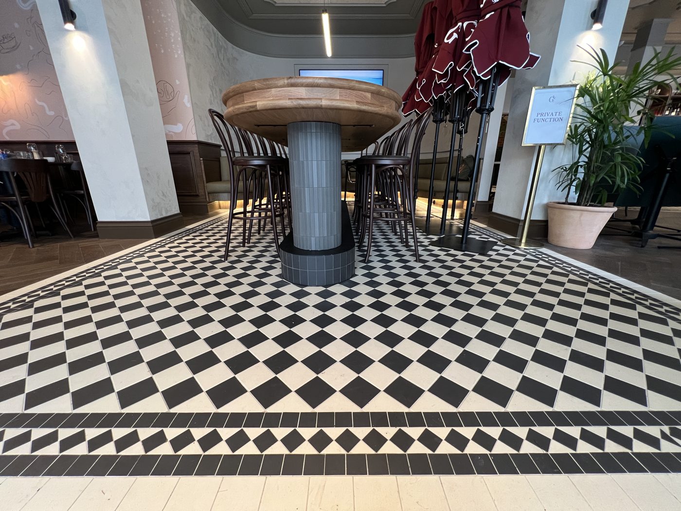 Heritage tessellated mosaic hall
